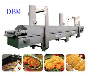 Meat products frying system 